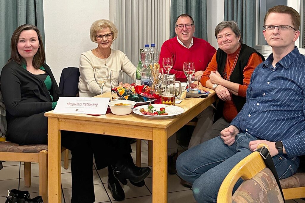 Das Team MegaHerz Katzwang beim 1. Nürnberger LIONS Pub Quiz