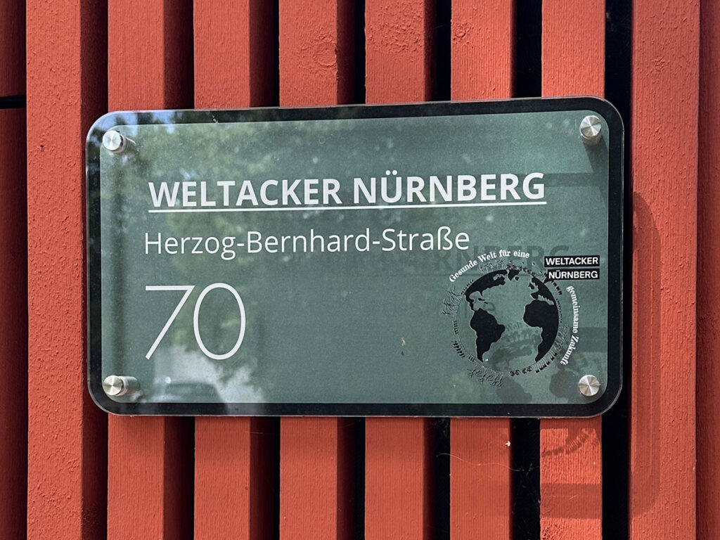 Weltacker Nürnberg in der Herzog-Bernhard-Straße 70