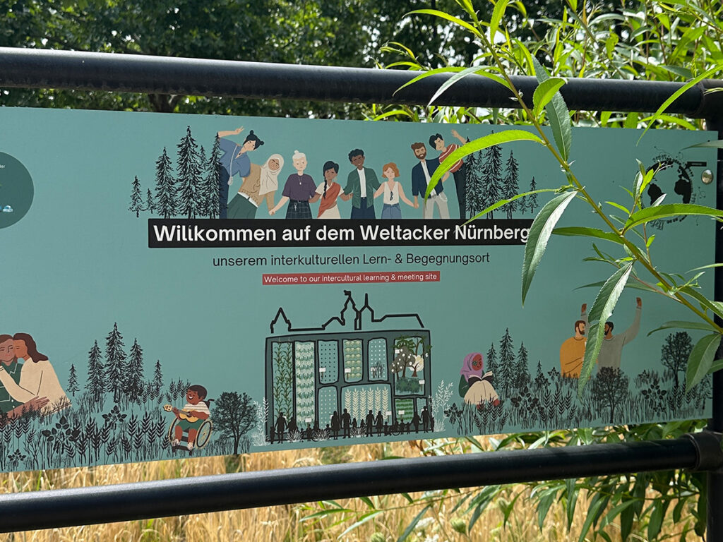 Willkommen auf dem Weltacker Nürnberg